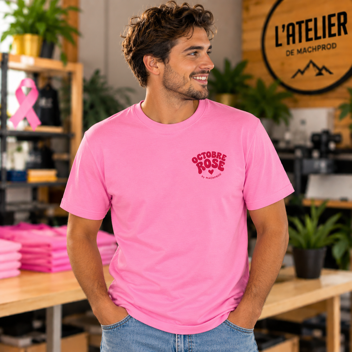 Octobre Rose by Machprod – T-shirt solidaire