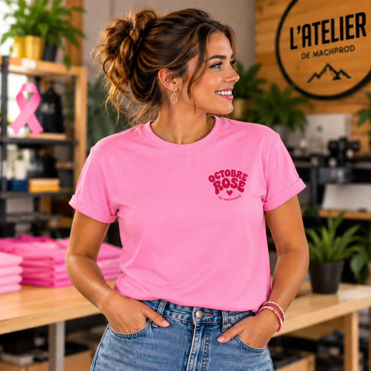 Octobre Rose by Machprod – T-shirt solidaire
