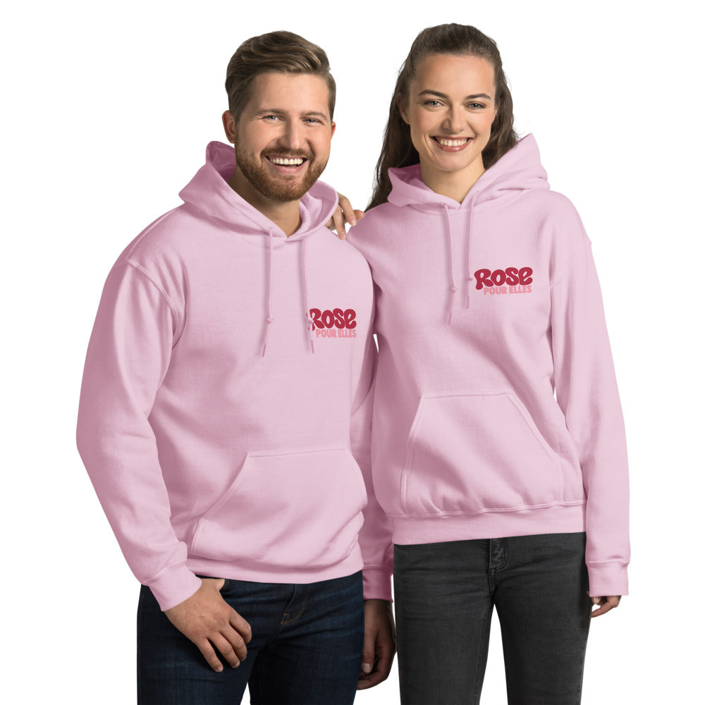 Sweat à capuche – Ma Vie en Rose | Octobre Rose