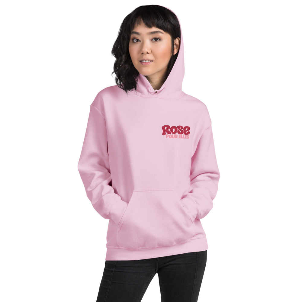 Sweat à capuche – Ma Vie en Rose | Octobre Rose